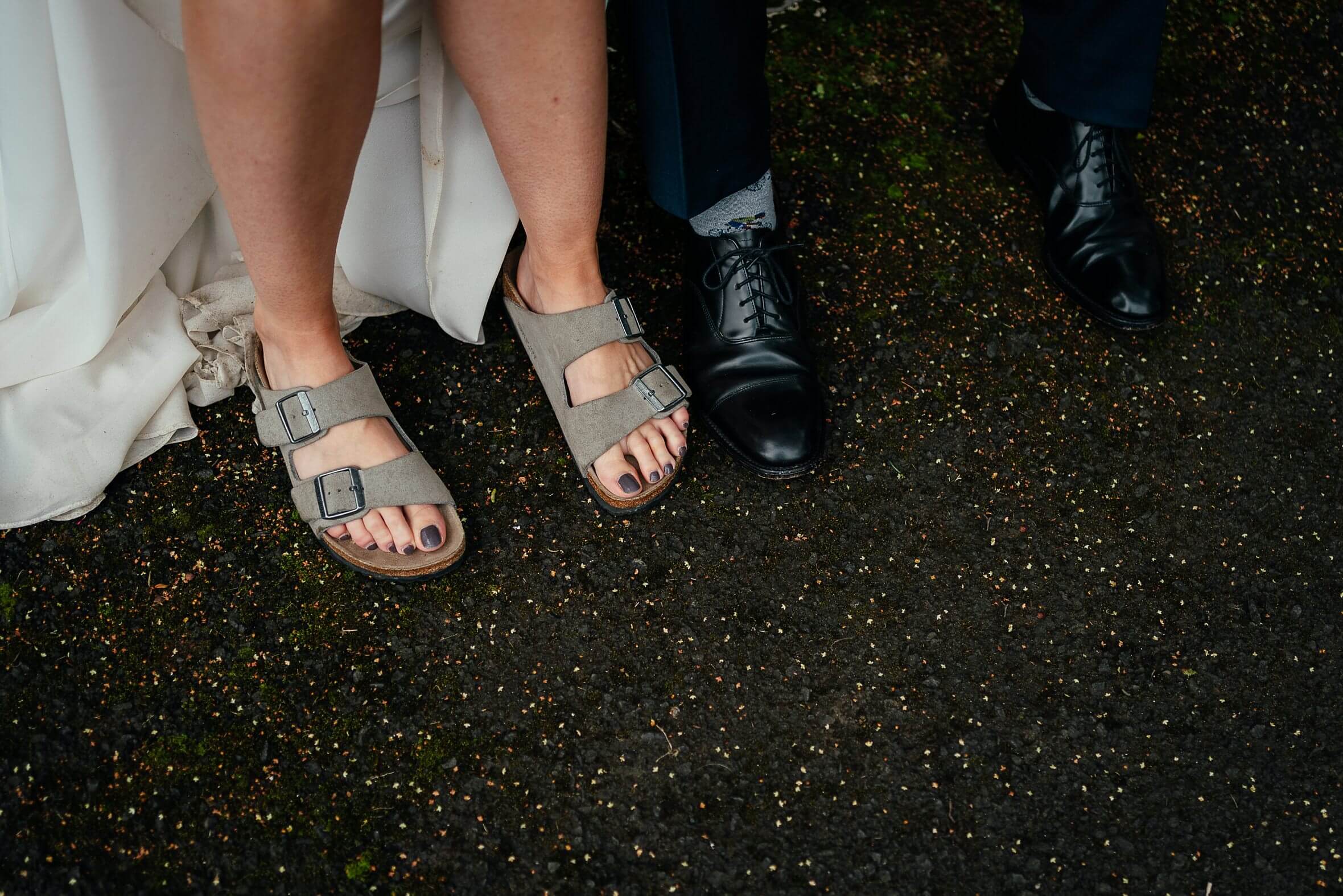 bride birkenstocks bridal footwear micro wedding scotland